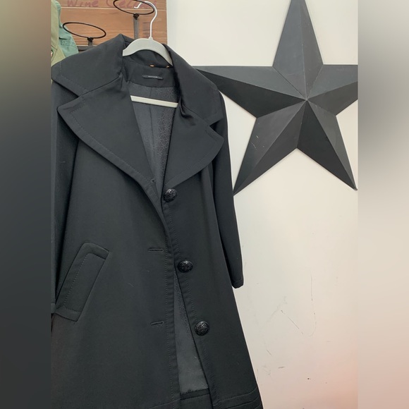 Elie Tahari Jackets & Blazers - Classic Audrey, Elegant Black Virgin Wool Holiday, Dress Coat. Fits like 4/6